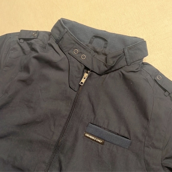 Vintage Member’s Only Classic Iconic Racer Jacket Navy Blue Men's Size 42 Large - Picture 6 of 15